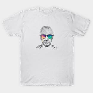 Albert Hofmann - Psychedelic Polygon Crystalised Portrait T-Shirt